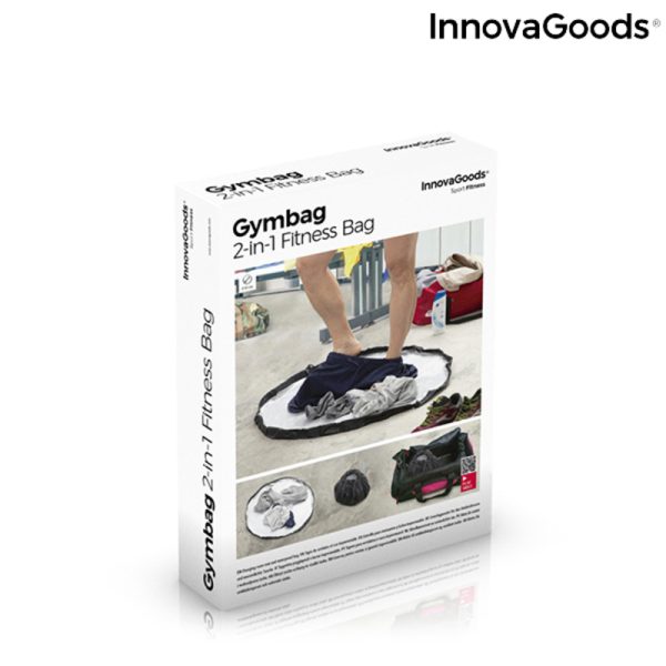 Podložka do šatne a nepremokavá taška 2 v 1. Gymbag InnovaGoods