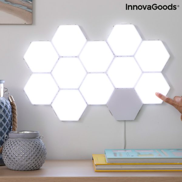 Sada modulových magnetických a dotykových LED panelov Tilight InnovaGoods (3 Kusy)