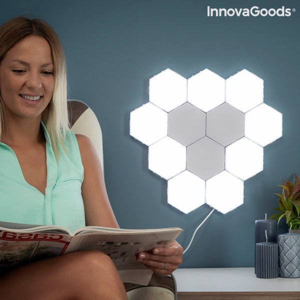 Sada modulových magnetických a dotykových LED panelov Tilight InnovaGoods (3 Kusy)